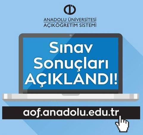 Açıköğretim final sınav sonuçları açıklandı