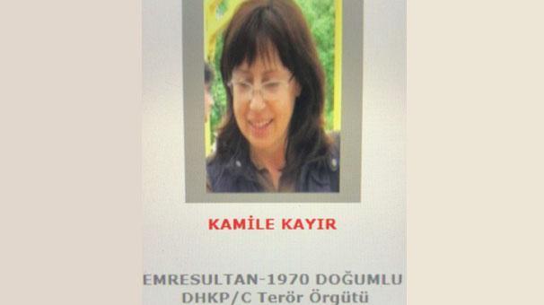 Gri listedeki terörist Kamile Kayır yakalandı