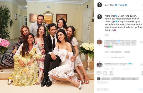 Mert Fırattan romantik paylaşım: 1 yıl 1 ay gibi geçti