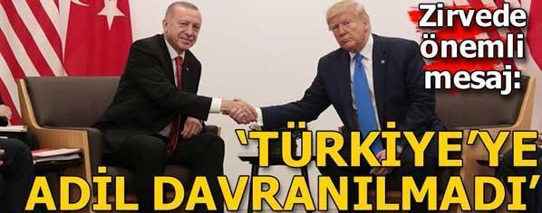Son dakika... Trump: Türkiyeyi seviyorum, Erdoğanın suçu değil