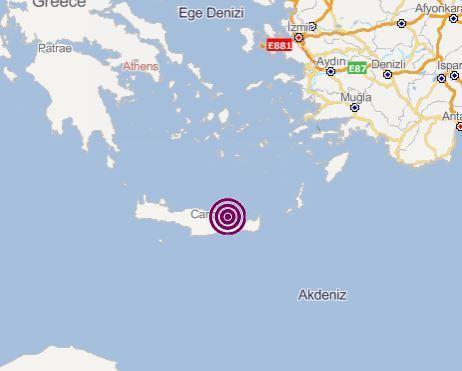 Akdenizde deprem