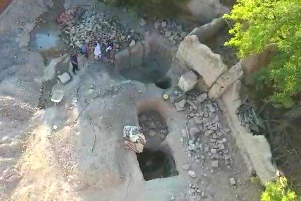 Dronela görüntülendi 4 kişi suçüstü yakalandı