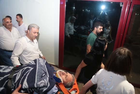 Berit Dağında yaralanan belediye çalışanı kurtarıldı