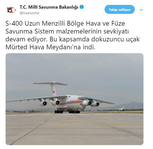 SON DAKİKA...9. uçak Ankarada