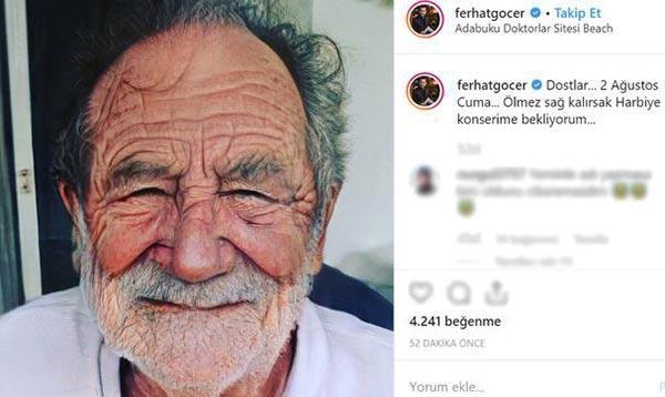 Ferhat Göçer de yaşlandı