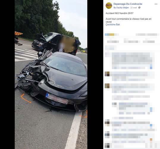 Cavanda ölümden döndü Trafik kazası...