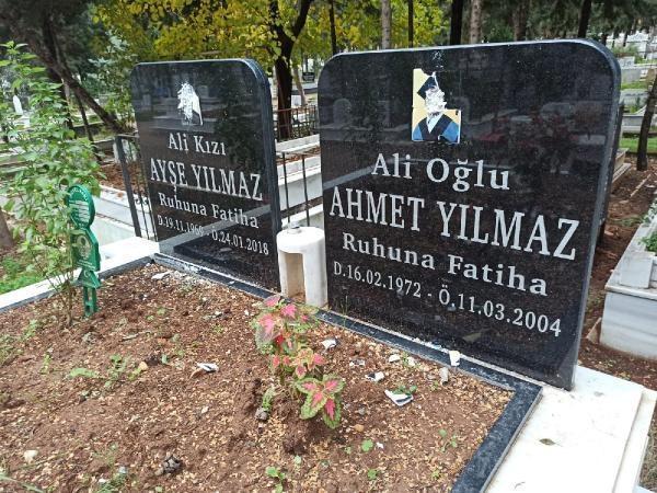 Mersin’de mezar taşındaki mermer fotoğrafları kırdılar - Son Dakika ...