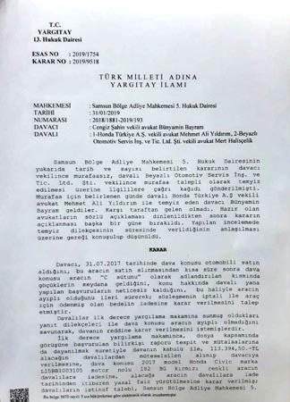 Sıfır otomobili, ayıplı çıktı Yerli otomobil alacağım...