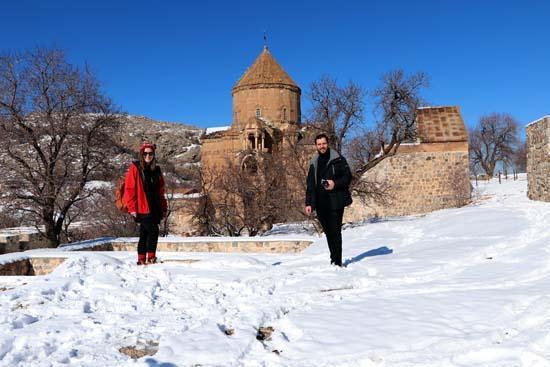 Akdamarda kış güzelliği