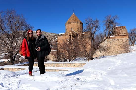 Akdamarda kış güzelliği