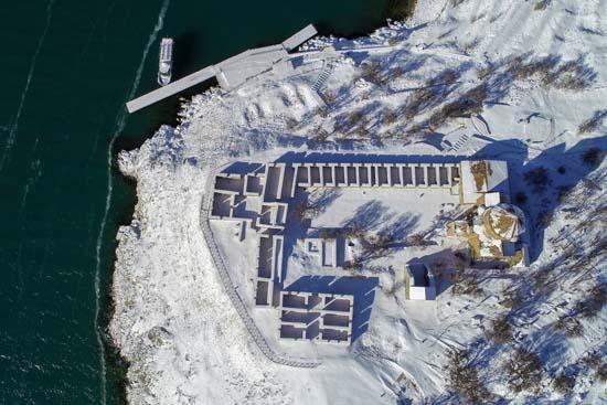 Akdamarda kış güzelliği