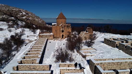 Akdamarda kış güzelliği
