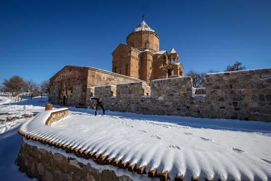Akdamarda kış güzelliği