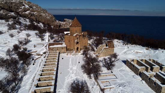 Akdamarda kış güzelliği