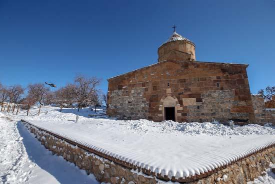 Akdamarda kış güzelliği