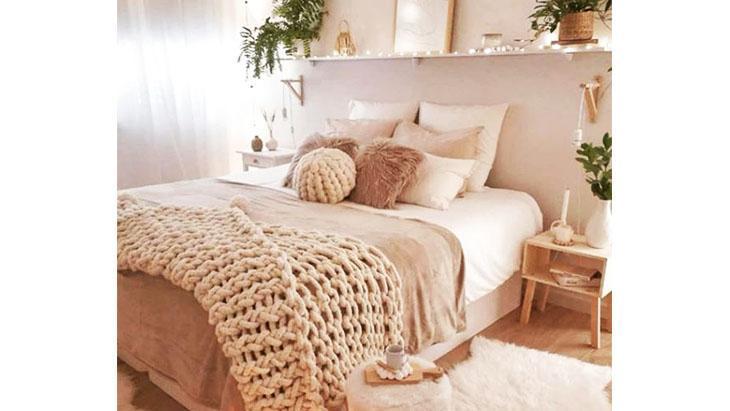 Fotoğraf: @sandradeco__sweet_homeİçinizi sıcacık yapacak stil
