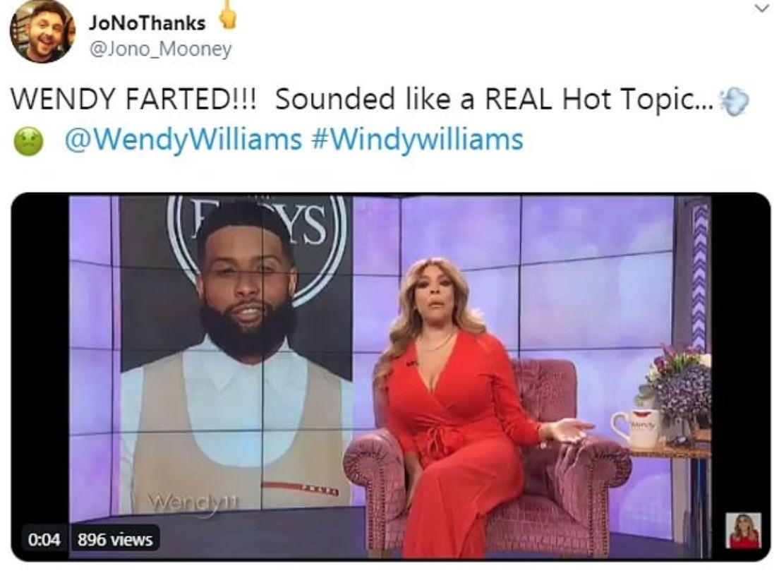 Ünlü sunucu canlı yayında gaz çıkardı Ünlü sunucu canlı yayında gaz çıkardı