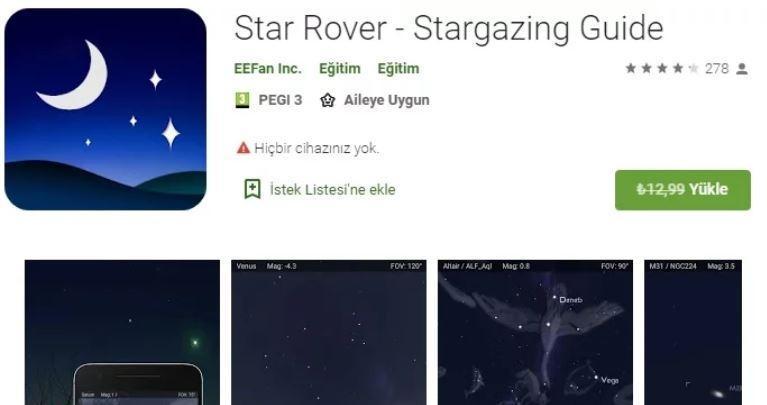Star Rover App Toplam değeri 62 lira olan 8 Android uygulaması şimdi ücretsiz!