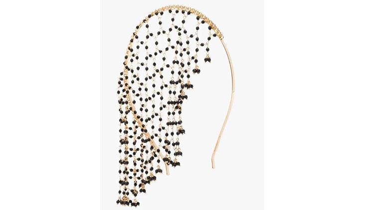 Rosantica Gold Tone Carmen Beaded Headband Rosantica Gold Tone Carmen Beaded Headband