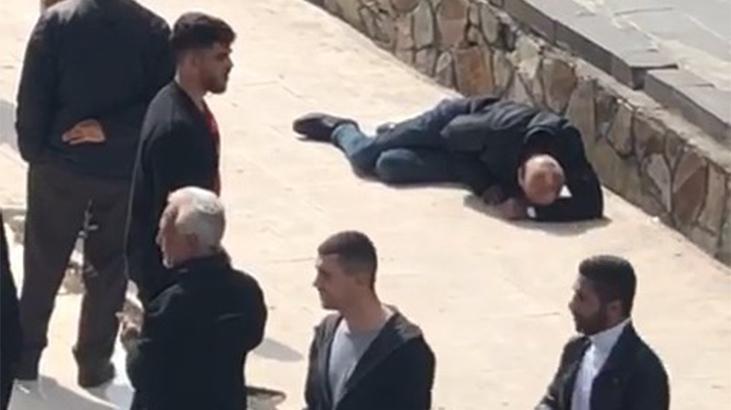 Son dakika... Bir anda yere yiğildi, corona paniği yaşatti! Dokunmadilar!