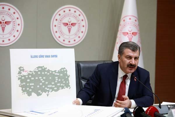 Son dakika: Sağlık Bakanı Koca duyurdu İl il corona virüsten ölen sayısı ve vaka sayısı...