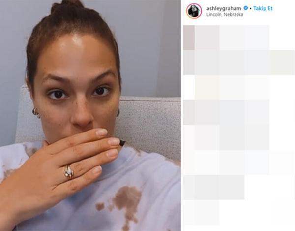 Ashley Grahamin kurabiye yerken dişi kırıldı