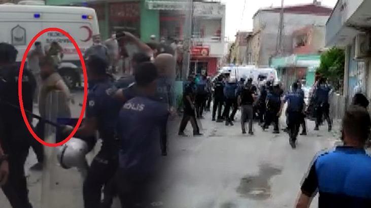 Bursa'da gerginlik! Polis ve zabitaya taş ve sopalarla saldirdilar
