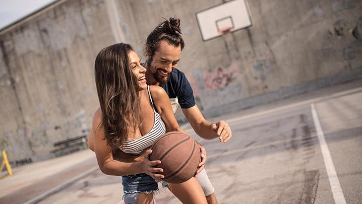 İki kişilik basketbol