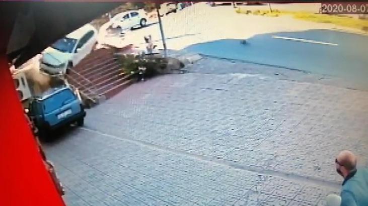 Ümraniye'deki kaza saniye saniye böyle kaydedildi