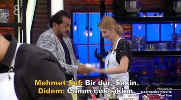MasterChefte korkutan anlar Didem Devay parmağını kesti