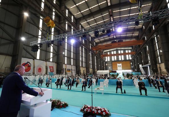 Cumhurbaşkanı Erdoğan Yeni Deniz Sistemleri Teslim Törenine katıldı