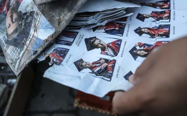 Geriye bu görüntü kaldı... Polise teslim edildi