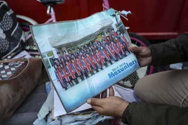 Geriye bu görüntü kaldı... Polise teslim edildi