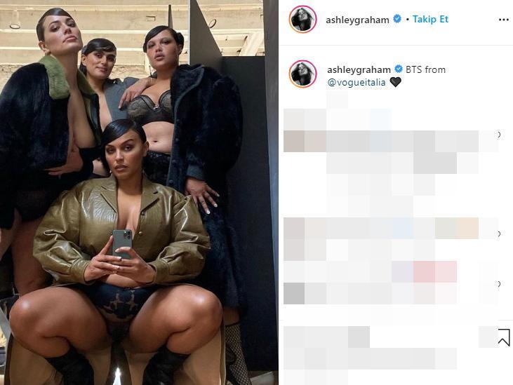 Ashley Grahamdan iddialı pozlar