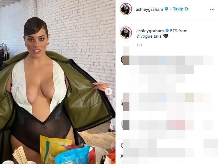 Ashley Grahamdan iddialı pozlar