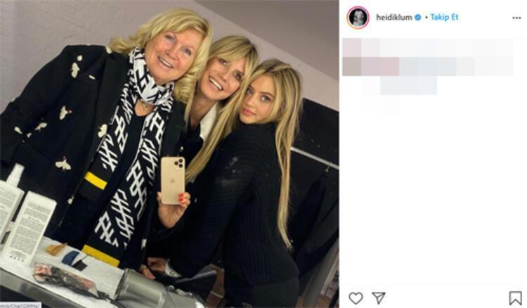 Leni Klum ve Heidi Klum objektif karşısına geçti