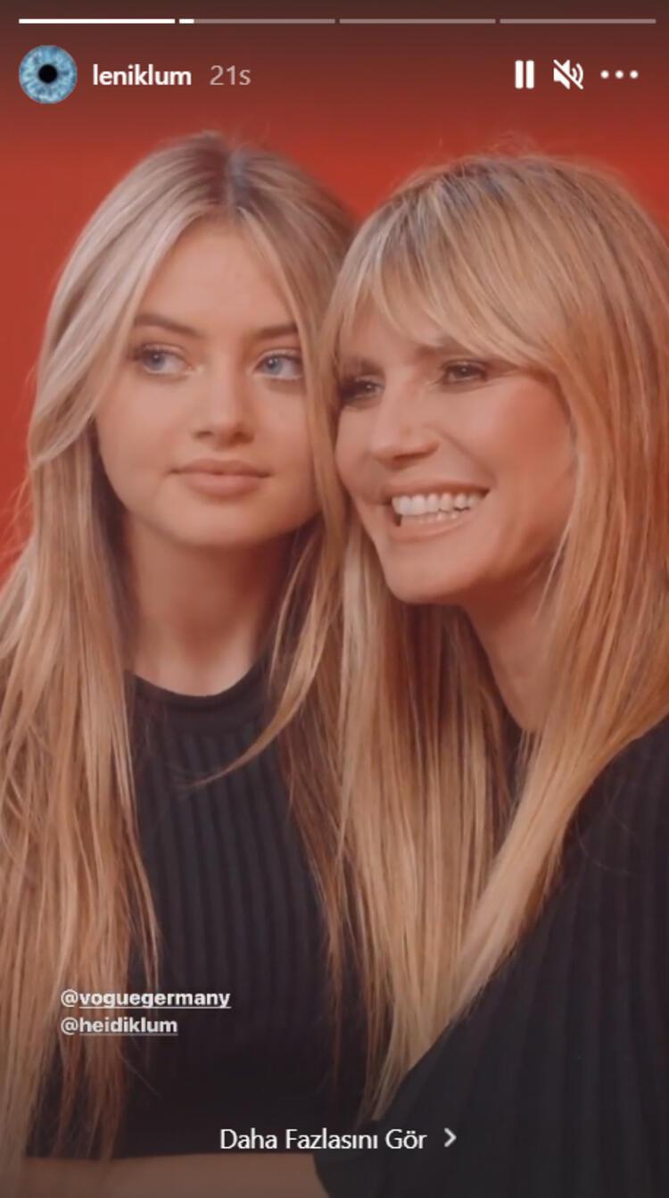 Leni Klum ve Heidi Klum objektif karşısına geçti