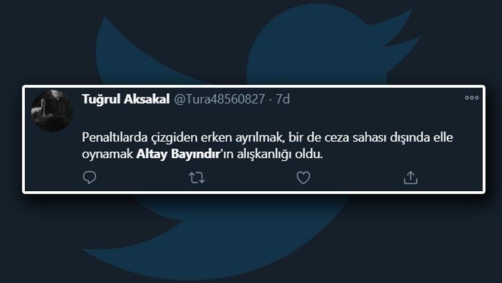 İŞTE ALTAY İÇİN ATILAN MESAJLAR...