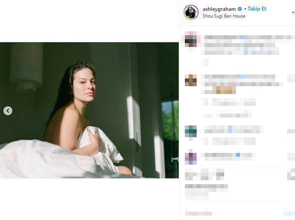 Ashley Grahamdan üstsüz pozlar Fotoğrafları kocası çekti