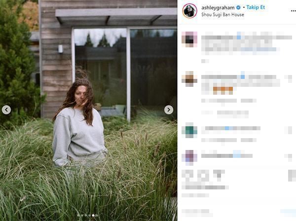 Ashley Grahamdan üstsüz pozlar Fotoğrafları kocası çekti