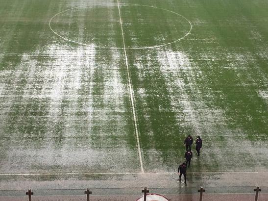 Ertelenen Antalyaspor - Atakaş Hatayspor maçından görüntüler