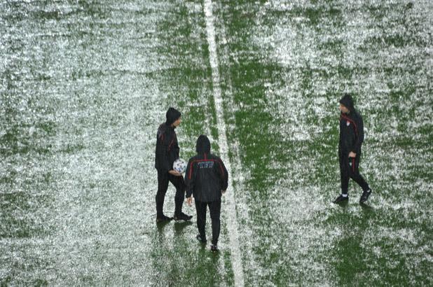 Ertelenen Antalyaspor - Atakaş Hatayspor maçından görüntüler