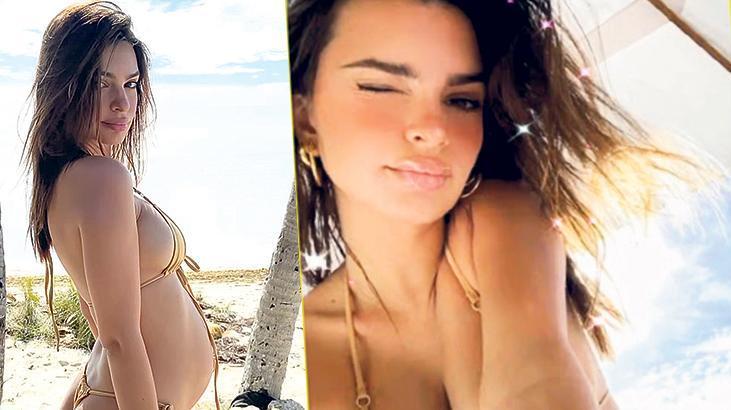 Emily Ratajkowski hamileliği sevdi