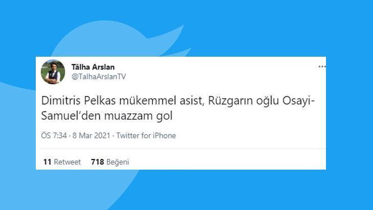 Son dakika - Ne yaptın Osayi Samuel Fenerbahçede maçın önüne geçti... Son dakika - Ne yaptın Osayi Samuel Fenerbahçede maçın önüne geçti...