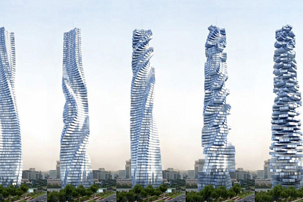Dubainin En Tuhaf Binası: Rotating Tower