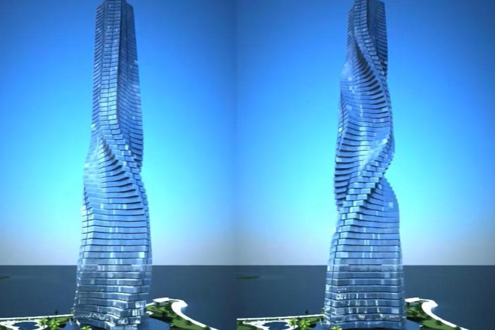 Dubainin En Tuhaf Binası: Rotating Tower