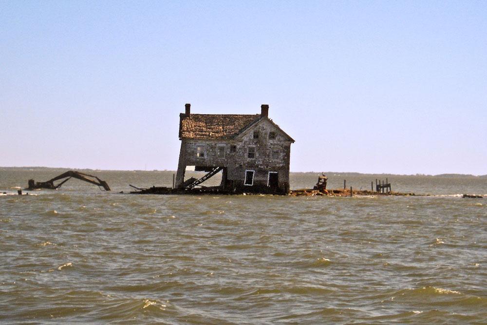 Kocaman Bir Ada Yok Olur Ve Bir Tek Ev Kalır: Holland Islanddaki Son Ev