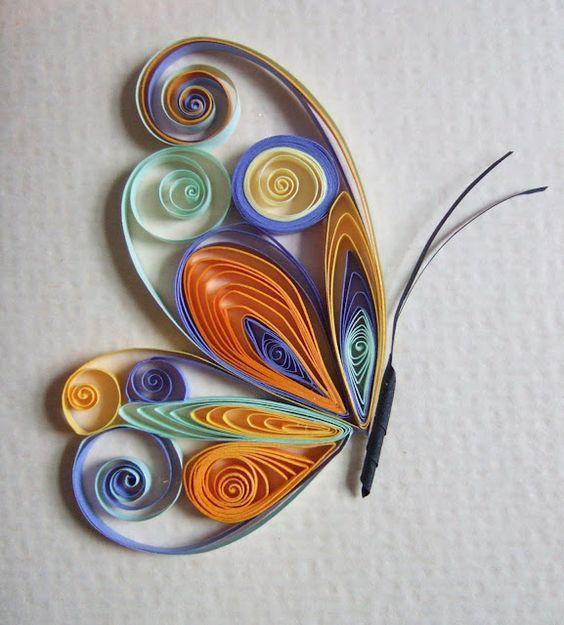 Renkli Kağıtları Kıvırma Sanatı: Quilling