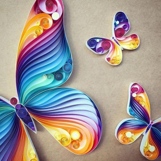 Renkli Kağıtları Kıvırma Sanatı: Quilling