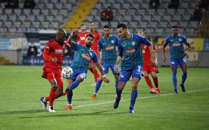 Çaykur Rizespor - Beşiktaş maçından kareler